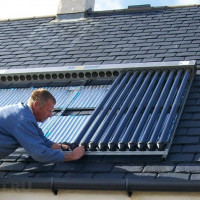 Chauffage solaire d'une maison privée: options et schémas des appareils