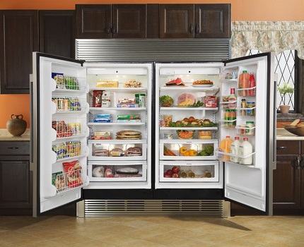 Espace utile du réfrigérateur